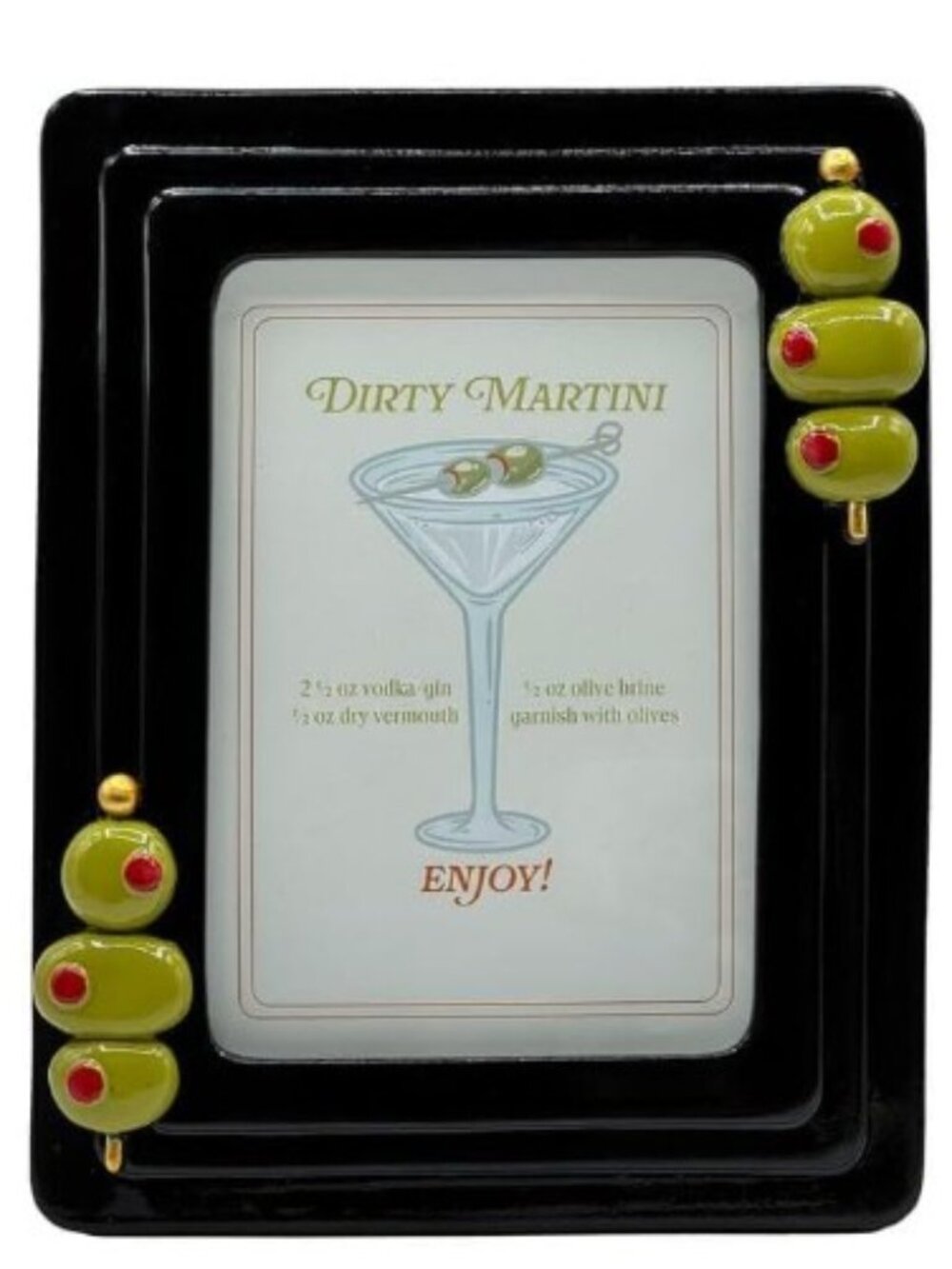 5X7 Dirty Martini Resin Picture Frame